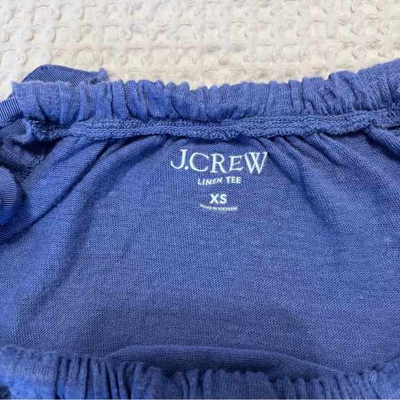 J. Crew Linen Tee XS - Picture 3 of 7